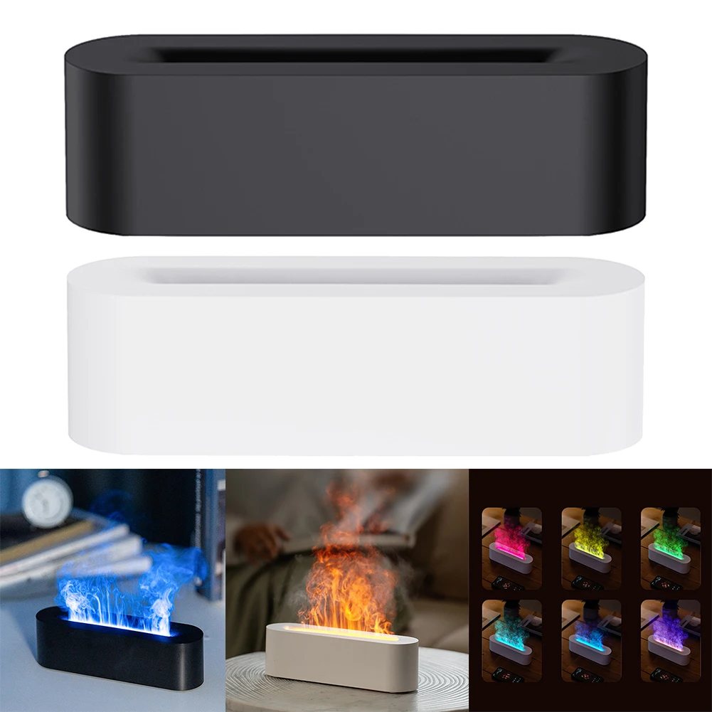 

3D красочная атмосфера, имитация света, увлажнитель пламени, снятие стресса, функция 3 в 1, автоматическое отключение