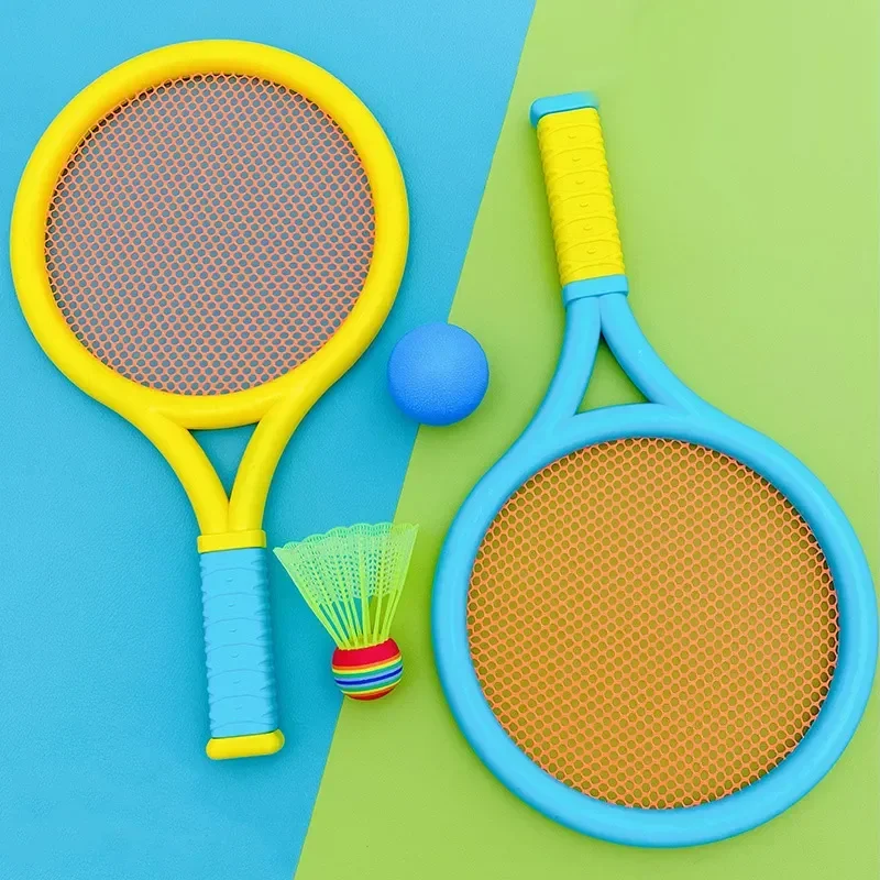 2 Badminton Racket Send Badminton Tennis Outdoor Sports and Leisure Two Parent Child Interactive Toys