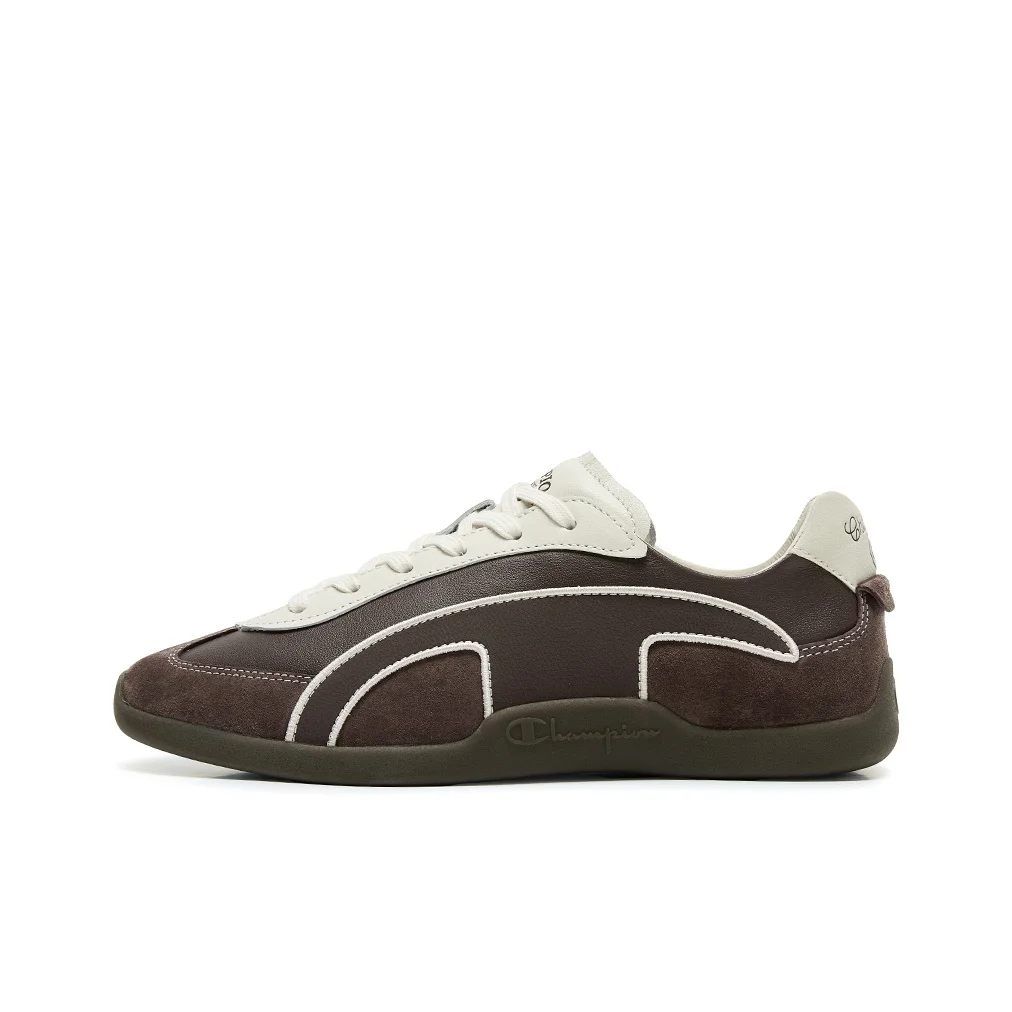 Chaussures de skateboard Champion pour femme, basses, marron baroque/lin