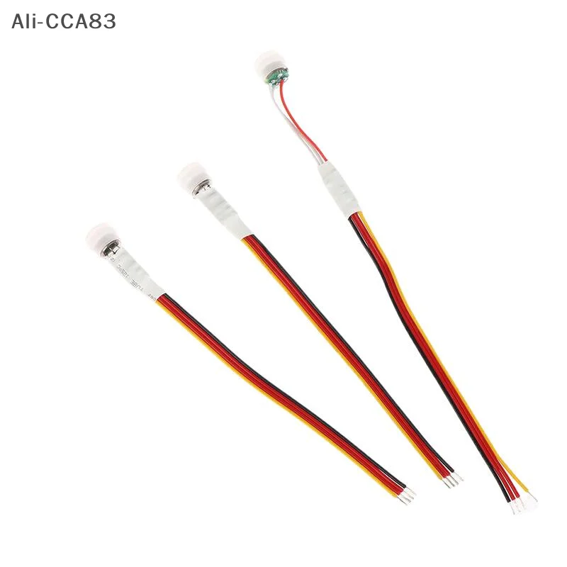 

(YY)1/2/3Pcs Mini Motion PIR Infrared Sensor Switch DC 3-24V Human Body Detector Auto Shut Off for Cabinet Closet Light Energy