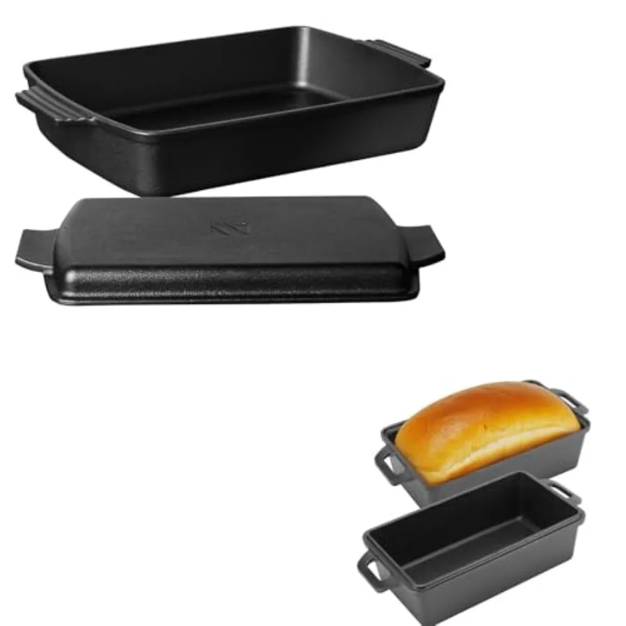 

Прямоугольная форма для выпечки и набор форм для хлеба 9×5