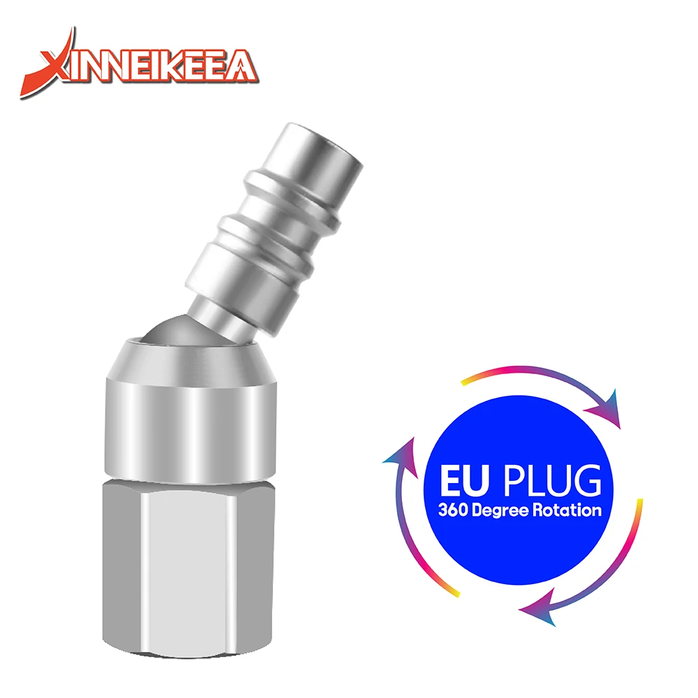 New 360° Rotating Quick Plug G1/4 JP EU PLUG Universal Pneumatic Tools Connector US PLUG Female Push In Connector