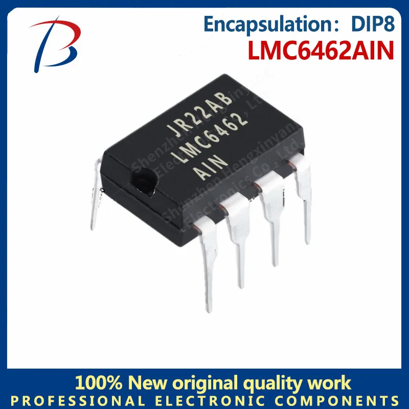 

5PCS LMC6462AIN operational amplifier in-line DIP8 Silkscreen LMC6462AIN