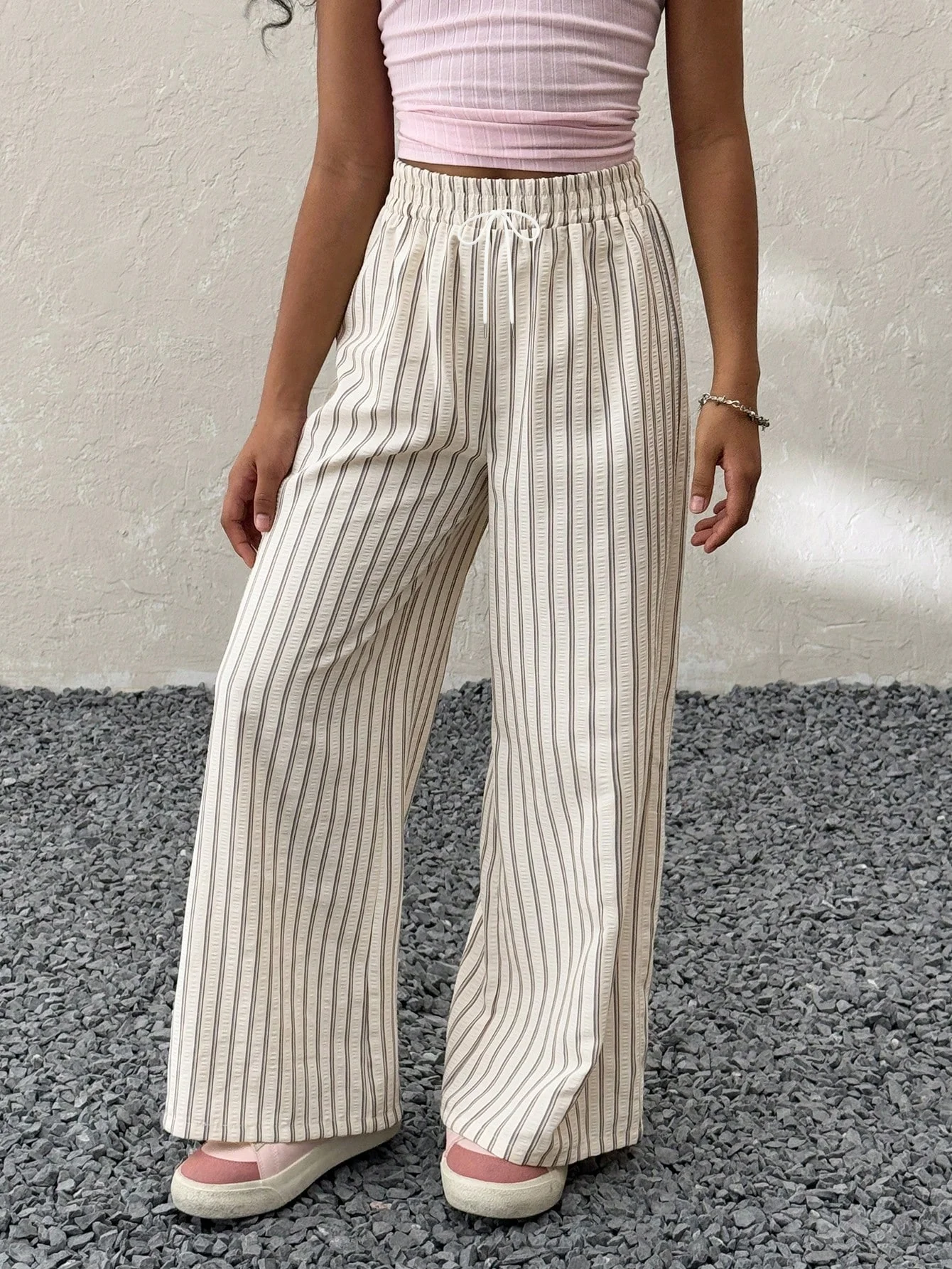 Unisex Quick Dry Straight Long Pants Hip Hop Streetwear Trousers, Red Gingham Plaid Print Elastic Waist Sports Sweatpants