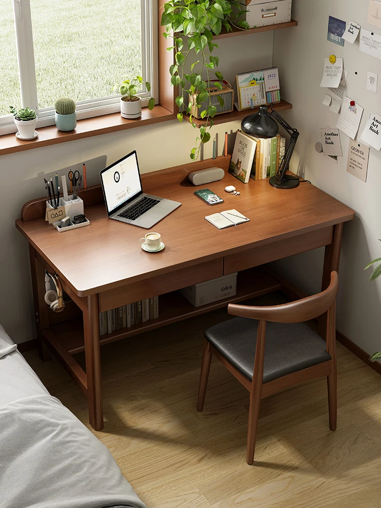 

Postmodern Solid Wood Simple Small Apartment Table Student Study Table Writing Desk