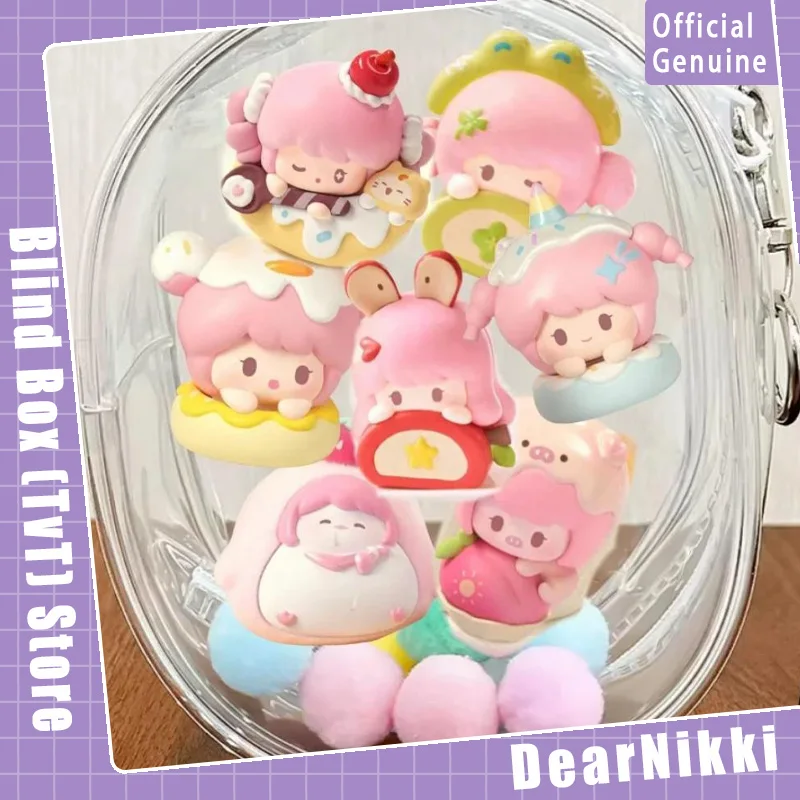 

Authentic DearNikki Lucky Dessert House Series Blind Box Cute Granule Ornament Trendy Play Desktop Decor Gift For Collectors