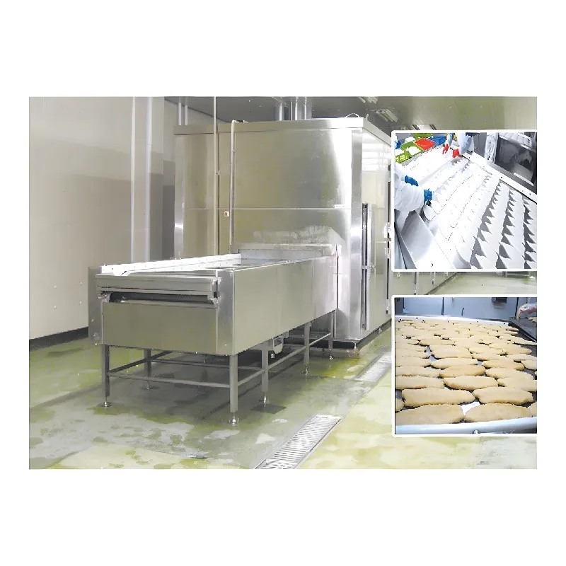 High Performance IQF Spiral Tunnel Freezer Quick Freezing Machine for Vegetables Fruits and Seafood Blast Freezer Customized