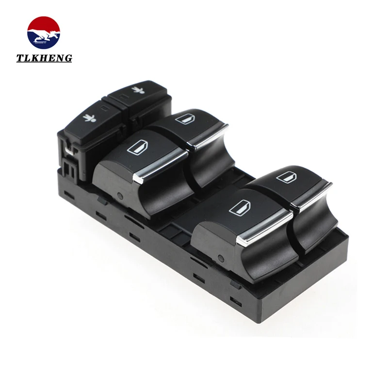 Power Window Switch Glass Lift Control Button For Audi Q7 2006 2007 2008 2009 2010 2011 2012 2013 2014 2015 4F0959851J