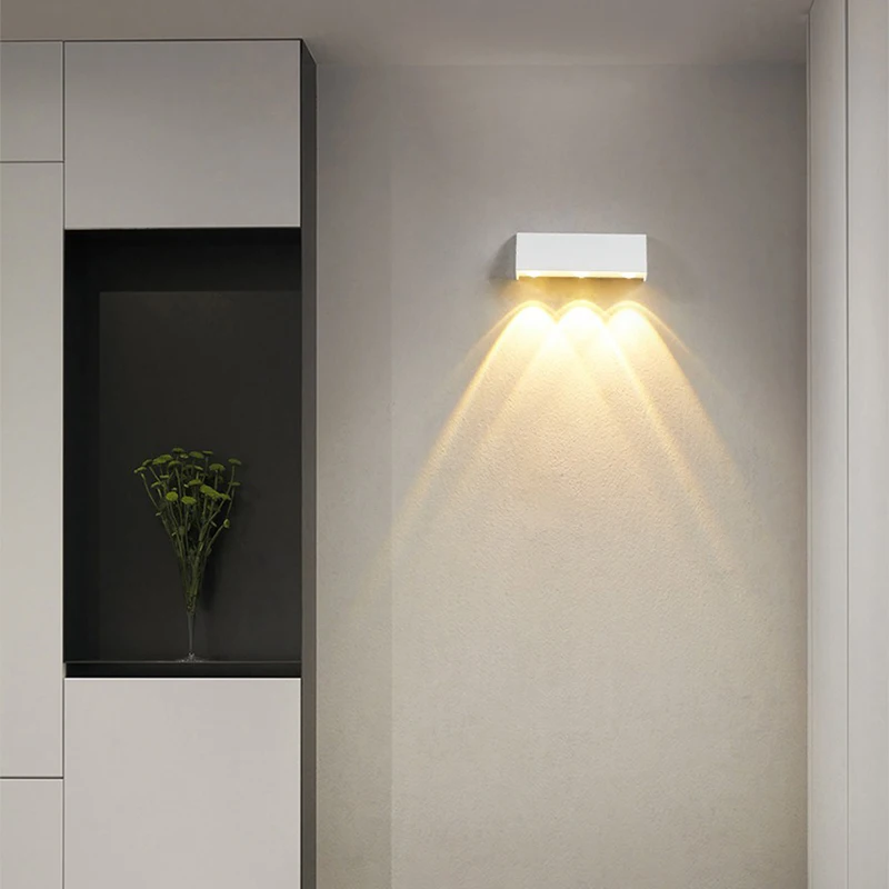 屋外LEDウォールランプ,防水,ドア装飾,壁照明,創造的な個性,バルコニー,廊下,庭,小さい