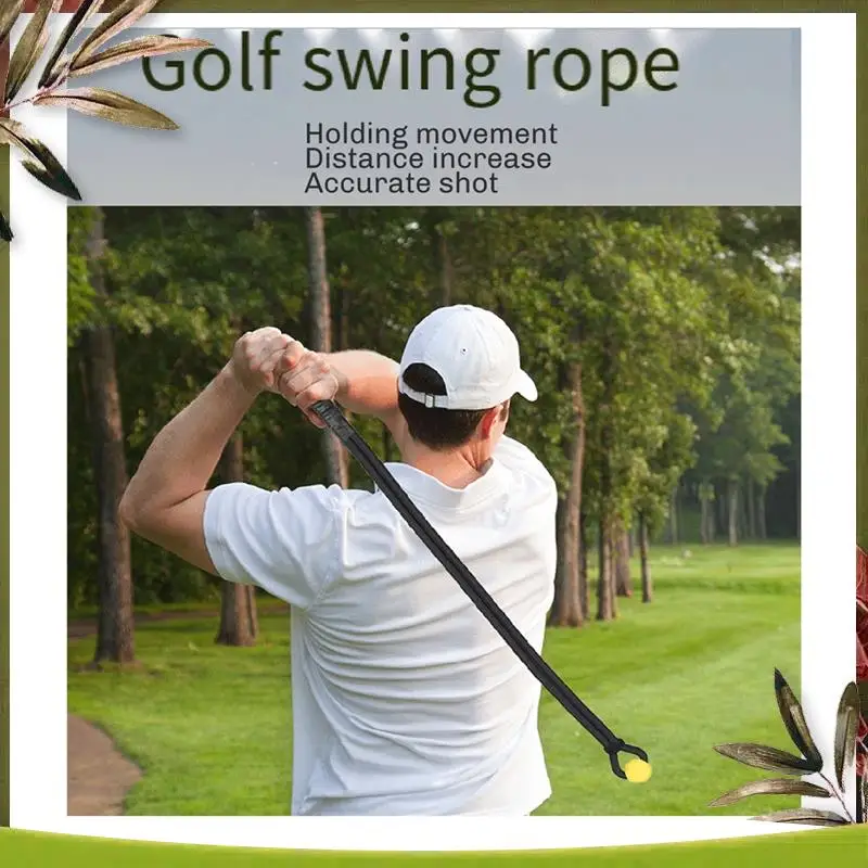 

Reliable-Golf Swing Rope Training Aid Fitness Equipment Trainer With Eva Ball For Practice Posture Corrector Exercise