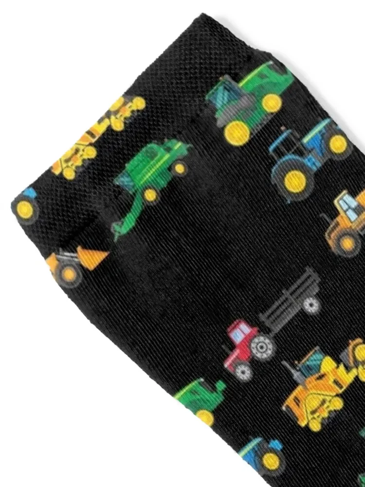 Tractors Tractors Agricultural Machinery Farmer, Farmers & Children Socks Run Crossfit Women's Socks Men's