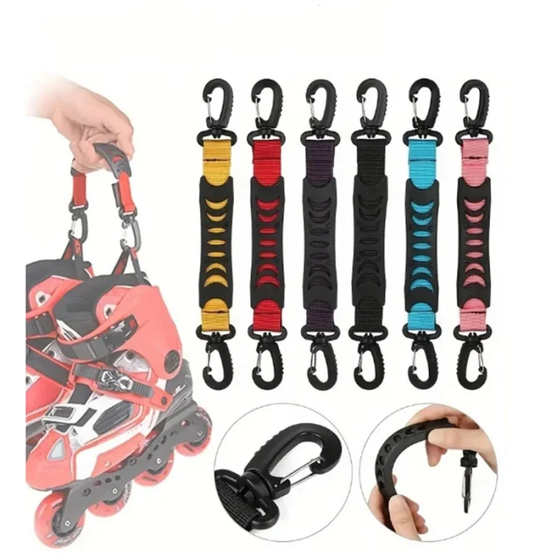 6pcs Roller Skates Shoes High Strength Hook Professional Convenient Inline Skates Handles Laces For Outdoor Skating Accessories