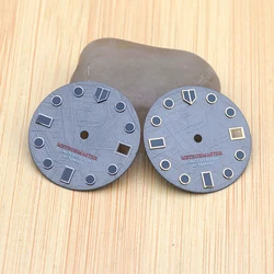 Gray Meteorite Style Dial 28.5mm Dial Fits SKX007 SRPD Turtle NH35 NH36 Movements Watch Repair Replace Parts