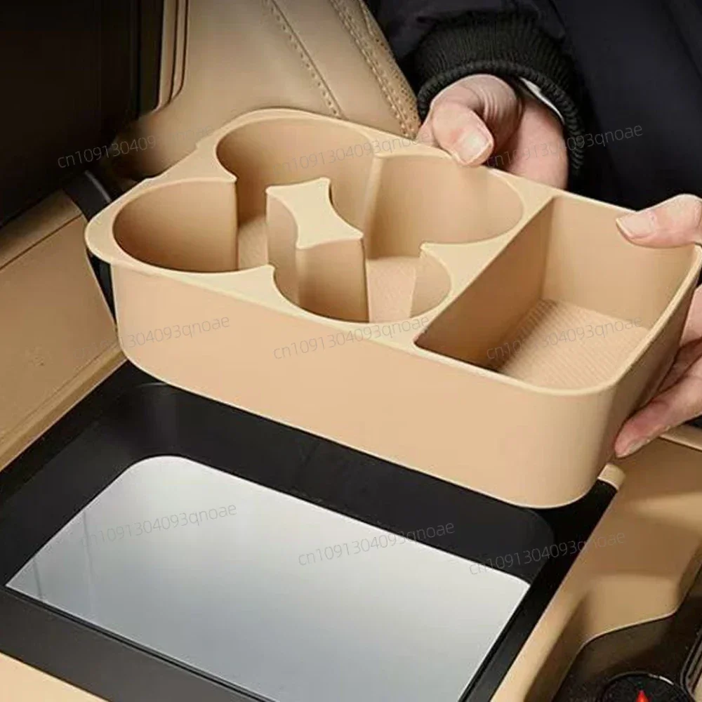 

Fit For BYD Equation Leopard 8 Central Control Refrigerator Silicone Pad Slip Cup Holder Beverage Fixed Grid Car Interior