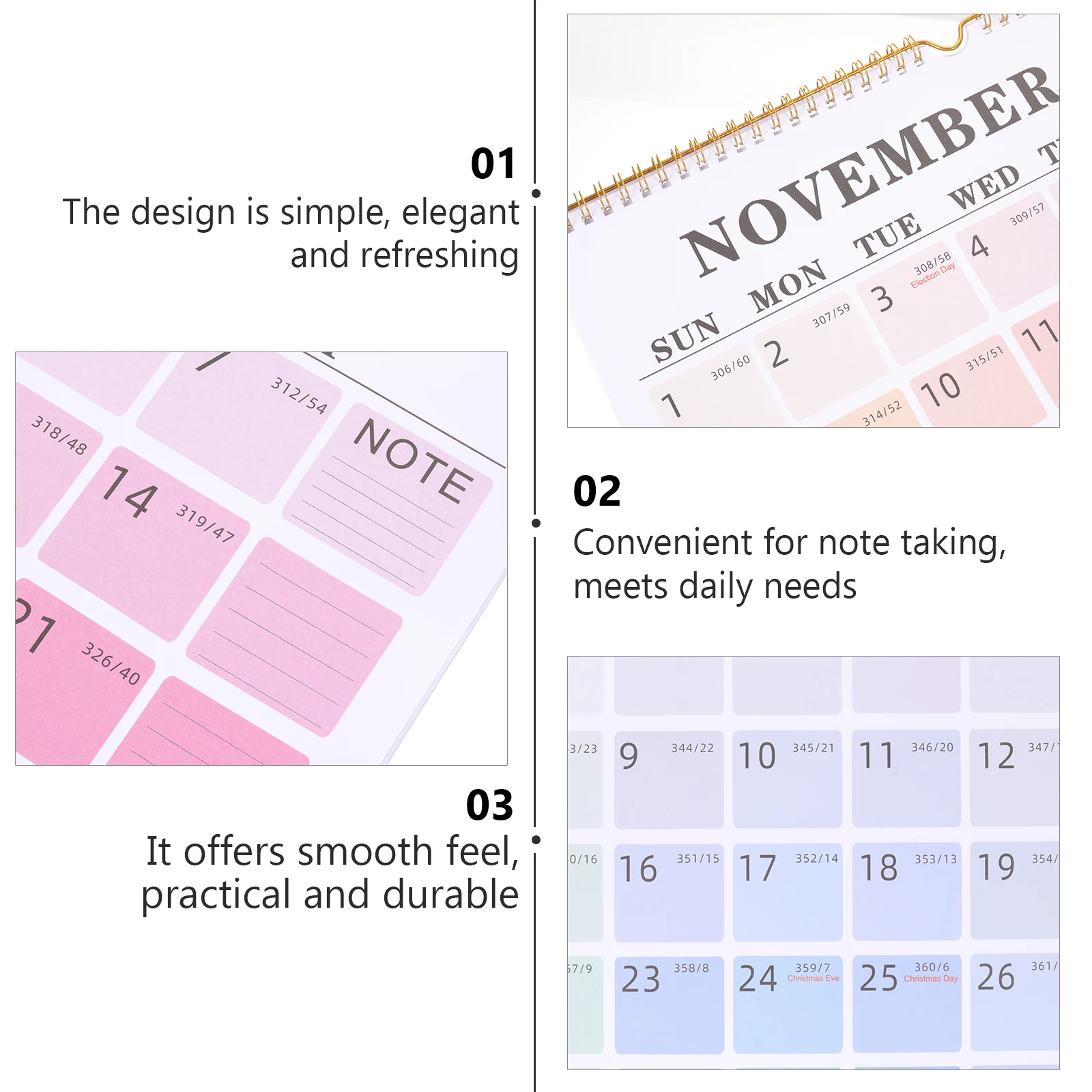 

1 шт. шикарный настенный календарь, подвесной английский 2021, бумажный офисный календарь, декор для учебы, спальни, дома, практичный, плавное ощущение, управление временем