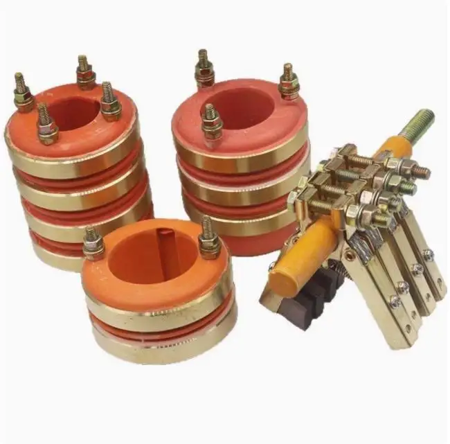 Three conductive slip rings, inner diameter 25 30 35 outer diameter 58 high 61 herringbone assembly