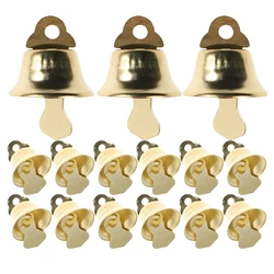 120Pcs Mini Bells Crafts Christmas Bell Pendant Decorative Hanging Supplies Xmas Tree nament Gifts Christmas Bells