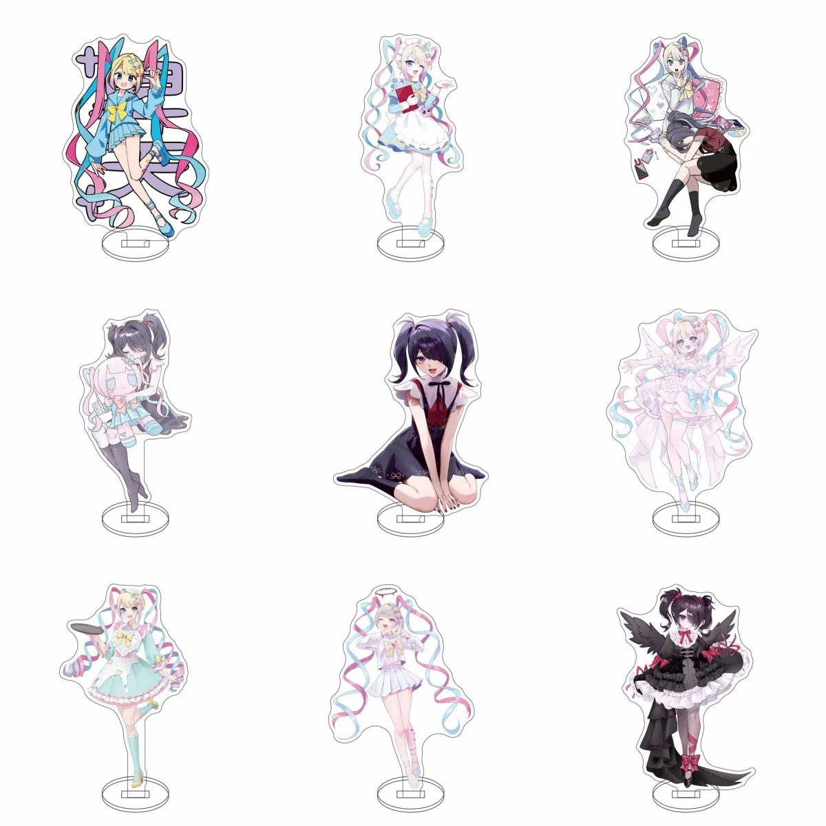 15CM Charm Anime NEEDYGIRL OVERDOSE Acrylic Stand Model Cosplay Characters Ornament Accessories Goods Collection Christmas Gifts