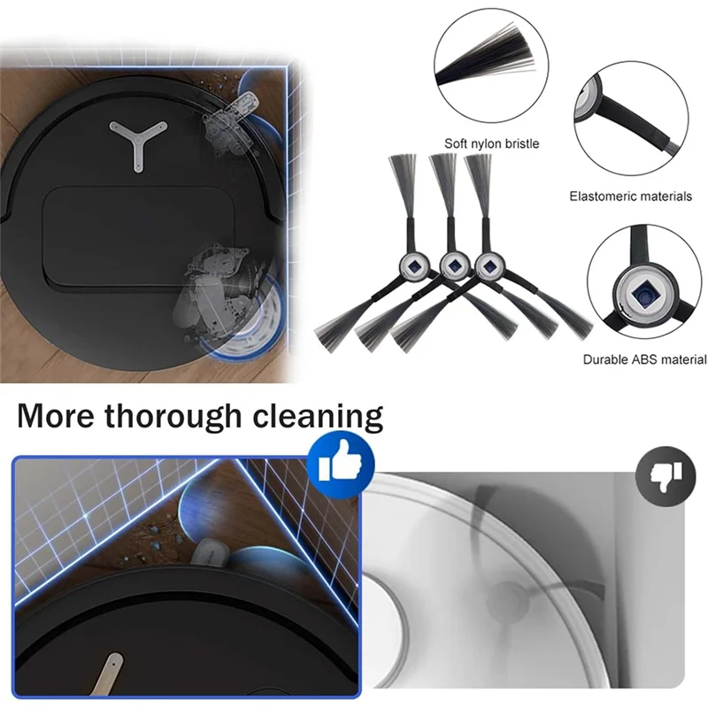 

【Buy&Now】22PCS Mop Dust Bag Filter Main Side Brush For Ecovacs Deebot T50 Max/T50 Omni/T50 Pro Omni/T50 Max Pro Omni Vacuum Part