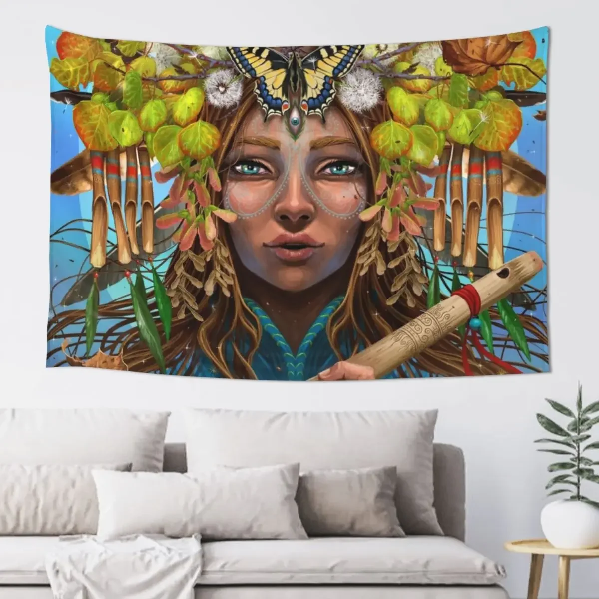 

WindSinger Tapestry Bedroom Decor Aesthetic Decorative Wall Murals Tapete For The Wall Decoration Aesthetic Tapestry