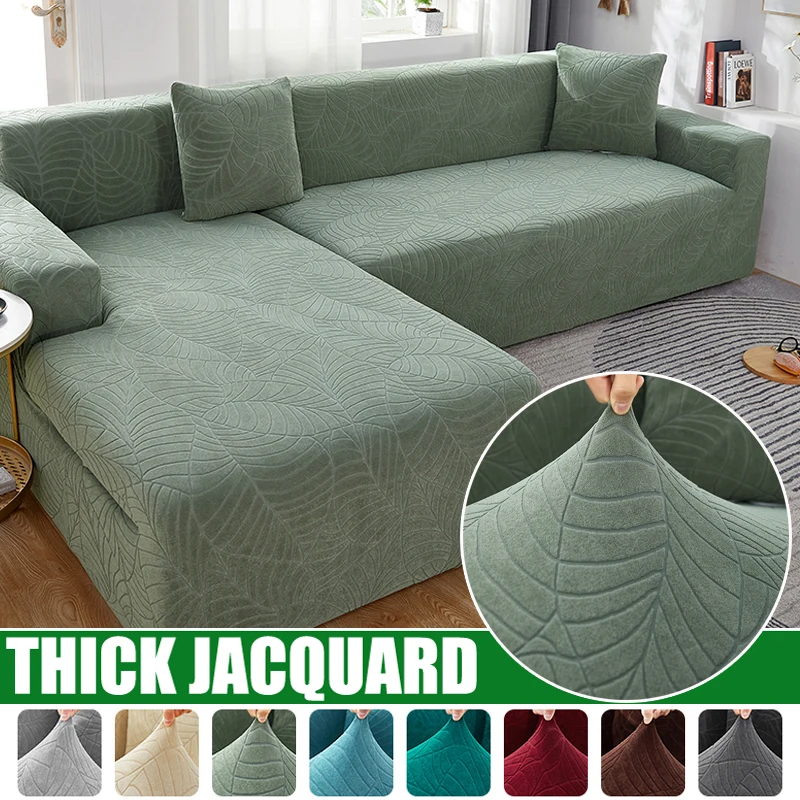 

Sofa Cover for Living Room Thick Elastic Jacquard Cover for Sofa Couch Armchair 1/2/3/4 Seater L Shaped Corner Sofa Cover
