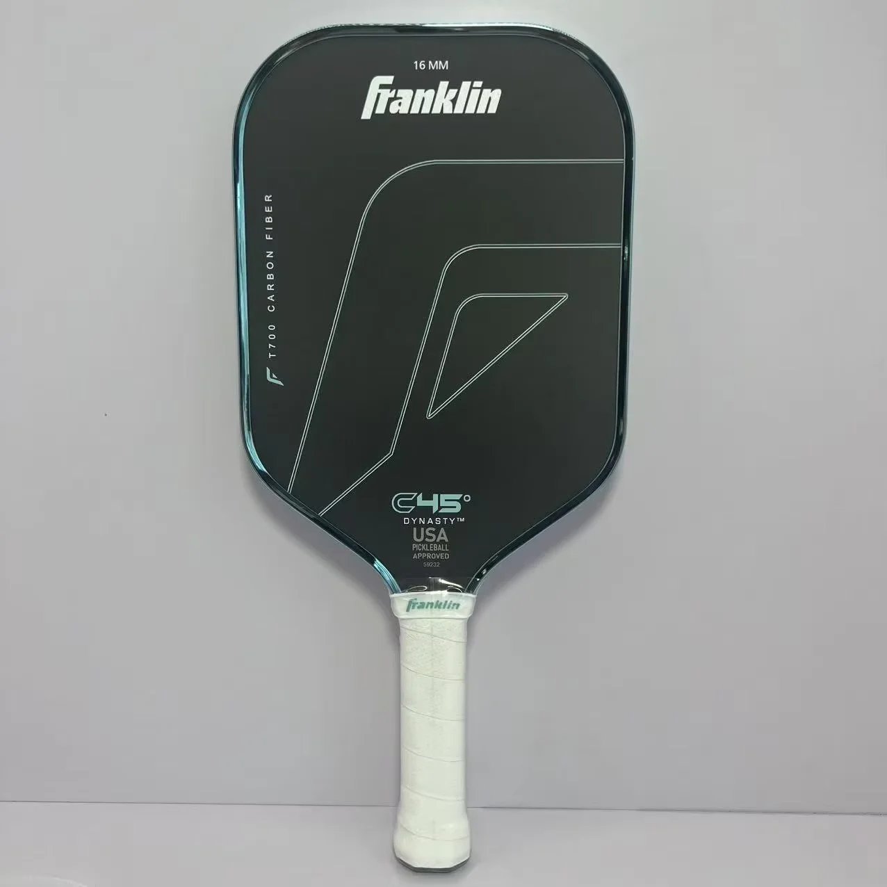 Franklin C45 Pickleball Paddle Toray T700 Carbon Fiber Thermalforming 16mm Standard Shape Rough Surface Better Spin image 6