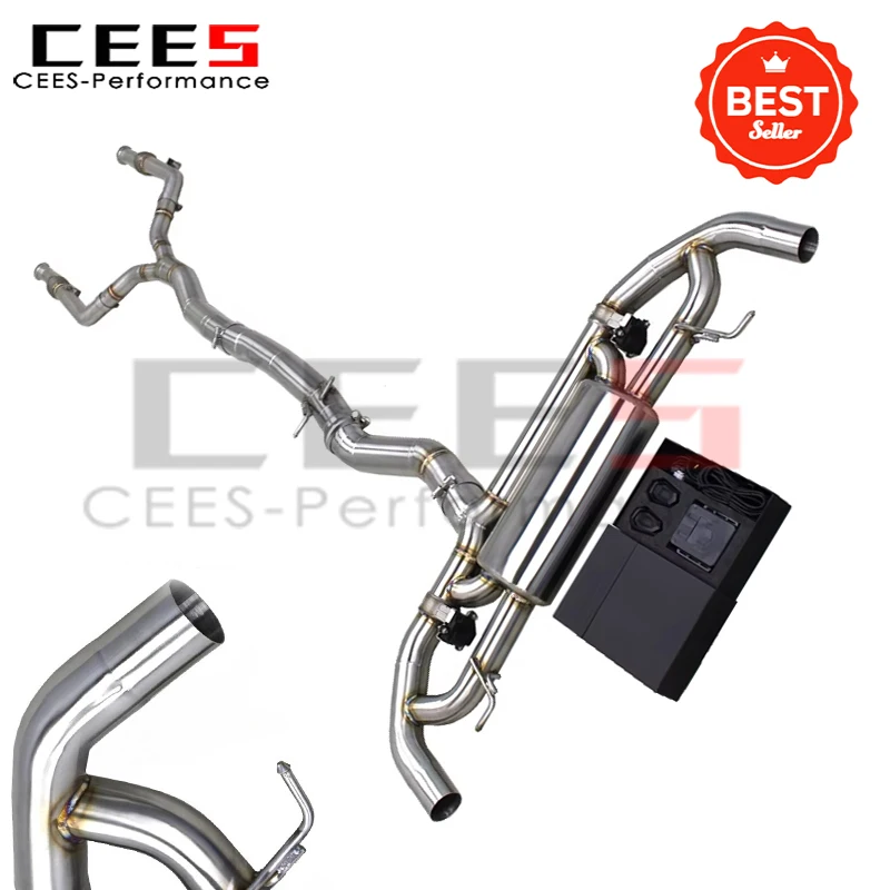 

cees New Design Exhaust for 2020-2024 Mercedes-Benz AMG C43 3.0T SS304 Valved Sport Exhaust System C43 Turbo Exhaust System
