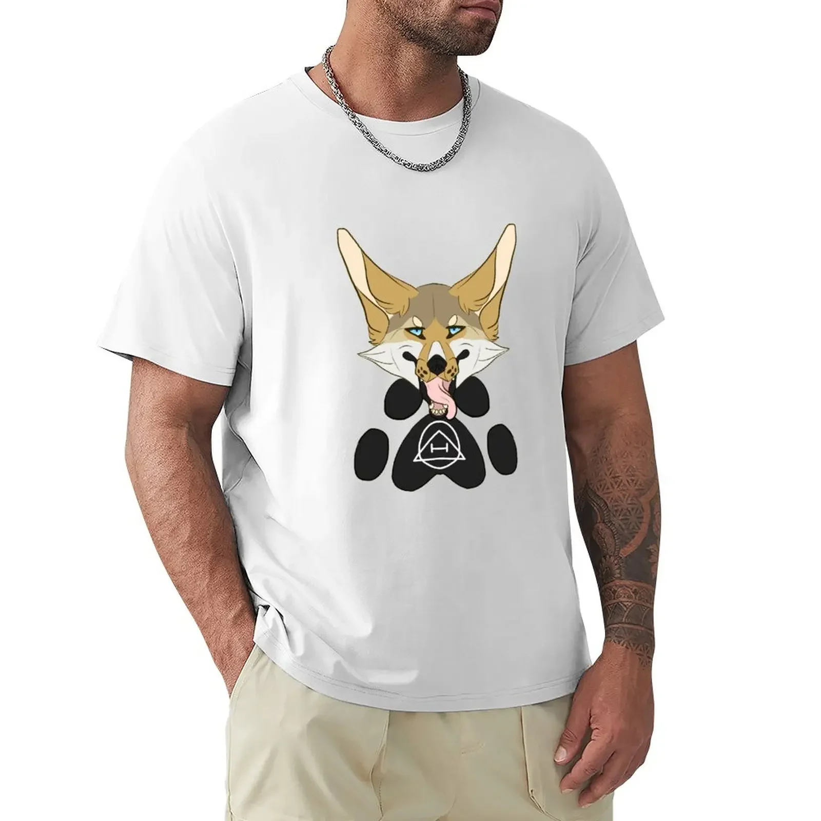 Canine Coyote Therian T-shirt anime clothes graphics clothes for men