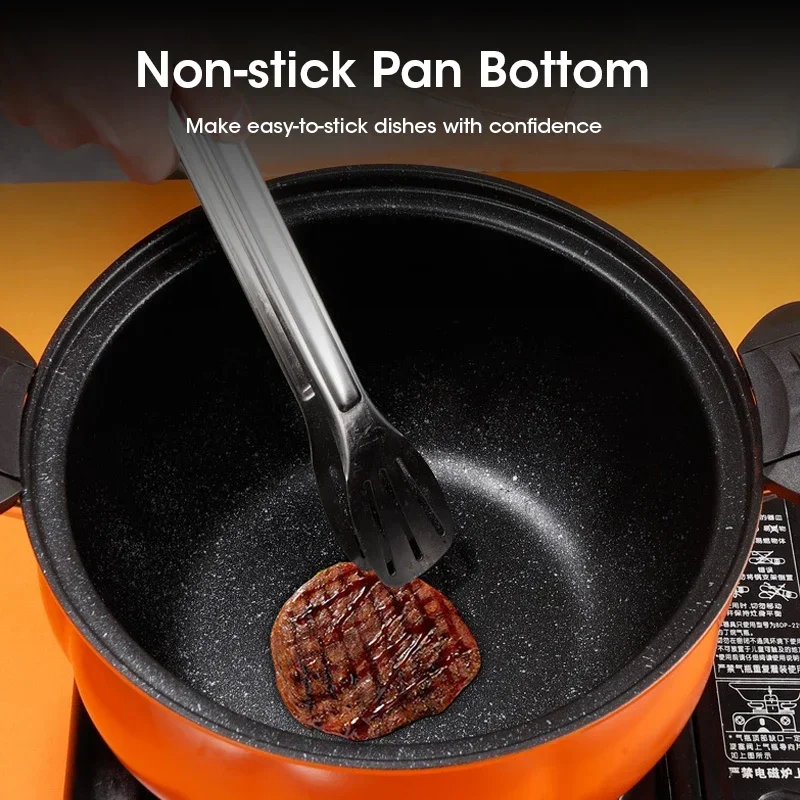 

Home Micro Pressure Pot Multi Functional 8L Large Capacity Non Stick Pot Home Kitchen Stew Pot Universal Soup Pot Insulated Pot