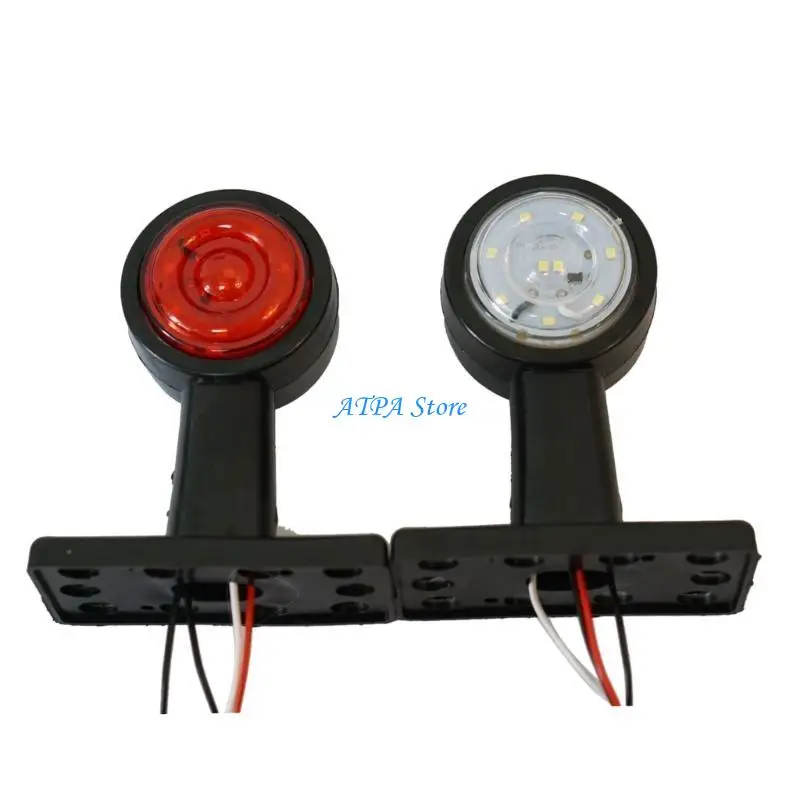 

U13C Waterproof 12V 24V Truck Trailer Lights LED Side Marker Position Lamp Lorry Tractor Clearance Lamps Parking Light 1 Pair
