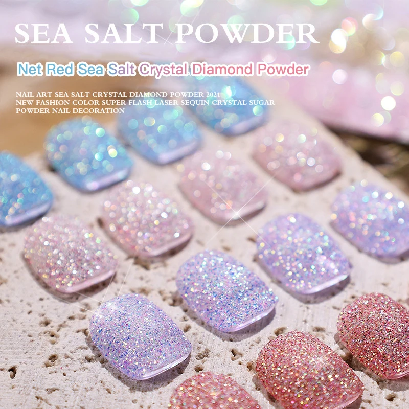 Ultra Glitter Decoration Unique Design Crystal Sparkling Effect Nail Art Versatile Trending Rising Long-lasting Popular