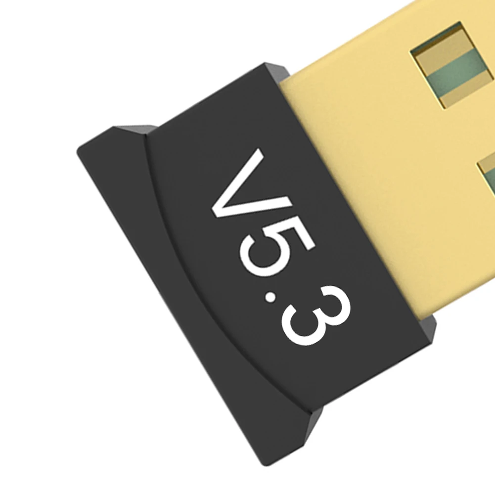 

USB-адаптер, совместимый с Bluetooth 5.3, аудиопередатчик BT, поддержка Windows 11/10/8.1, Plug&Play, мини-передатчик для настольных ПК и ноутбуков