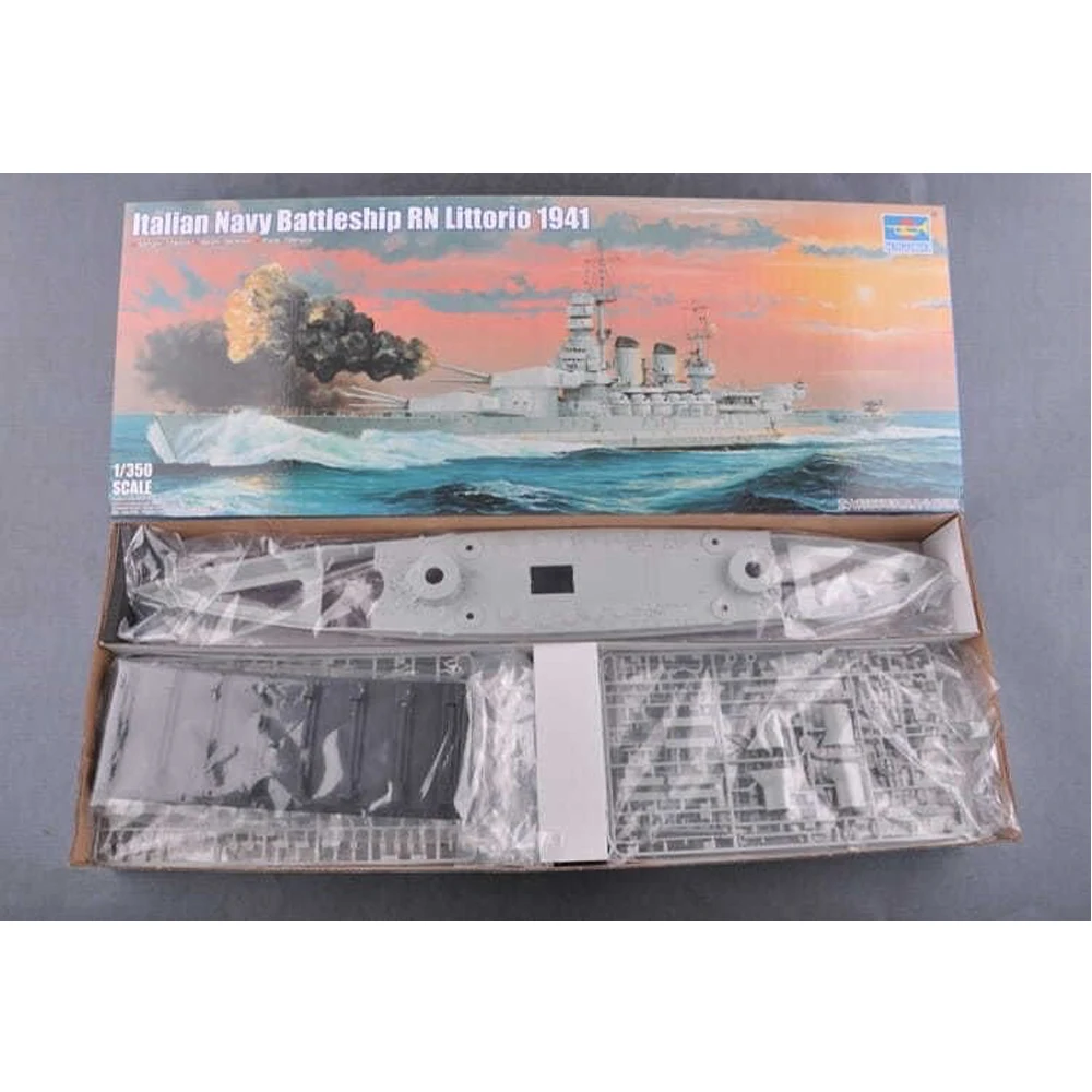 

Trumpeter 05319, масштаб 1:350, темно-синий линкор, RN Littorio, итальянский 1941 год, военный корабль, лодка, пластиковая сборная модель, комплект, строительная игрушка