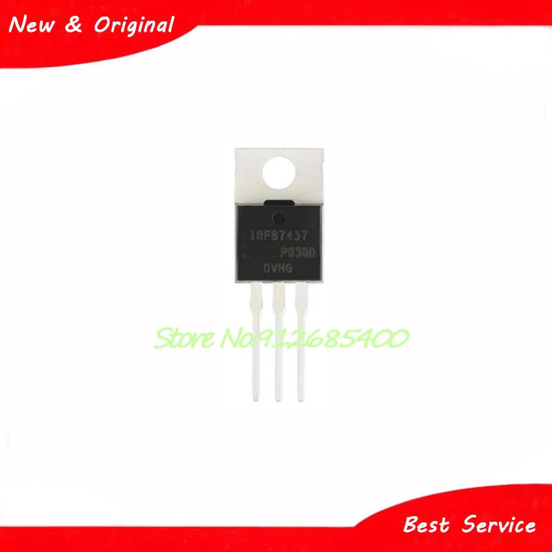 10 Pcs/Lot IRFB7437PBF TO-220 New and Original In Stock