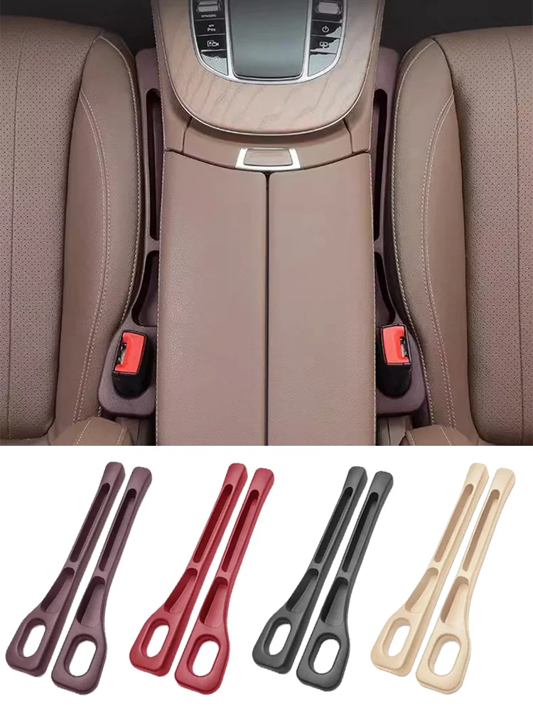 Car Seat Gap Stuff Side Seam Leakproof Storage Organizer Car Two Grooves Seat Gap Plug Strip Interior Accessories