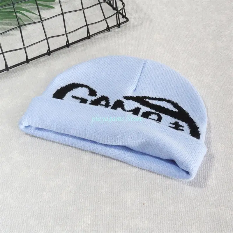 Y88A Y2K Hip Hop Hat Harajuku Slouchy Jacquard Hat Versatile Unisex