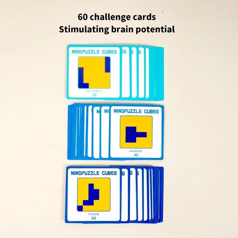 Blocos de madeira para crianças, brinquedos educativos para aprendizagem prática de estimulação da mente, jogo de mesa