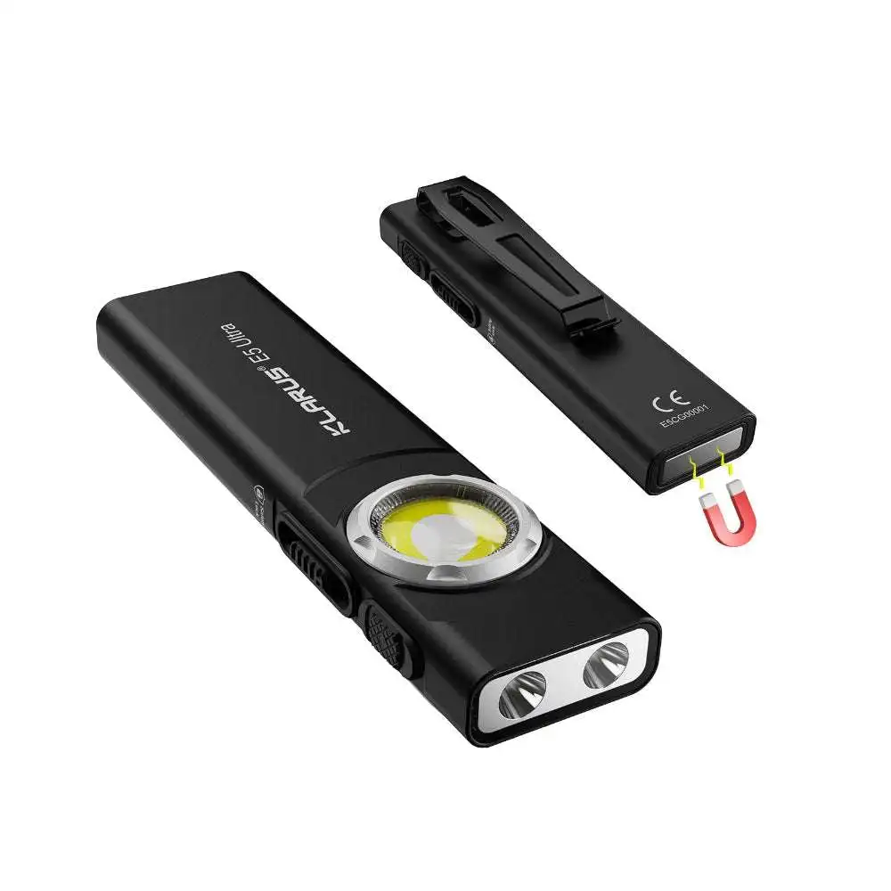 Klarus E5-Ultra Flagship Ultra-Slim EDC with Triple Light Sources Rechargeable Flashlight