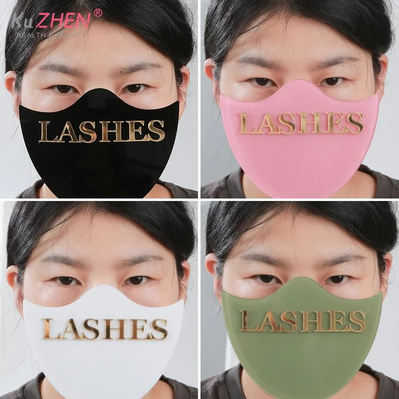 Profesjonalne lusterko do przedłużania rzęs z uchwytem do precyzyjnego nakładania rzęs i dekoracji salonów kosmetycznych, rekwizyt fotograficzny dla techników rzęs.