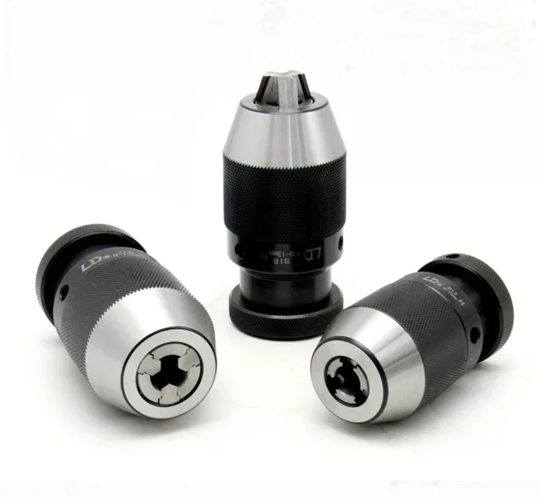 Imagem -03 - Mandril de Broca Automático de Aperto Automático Haste do Atarraxamento Haste de Conexão Universal B10 B12 B16 B18 B22 c6 c8 Jt2 Jt3 Morse Mt1 Mt2 Mt3