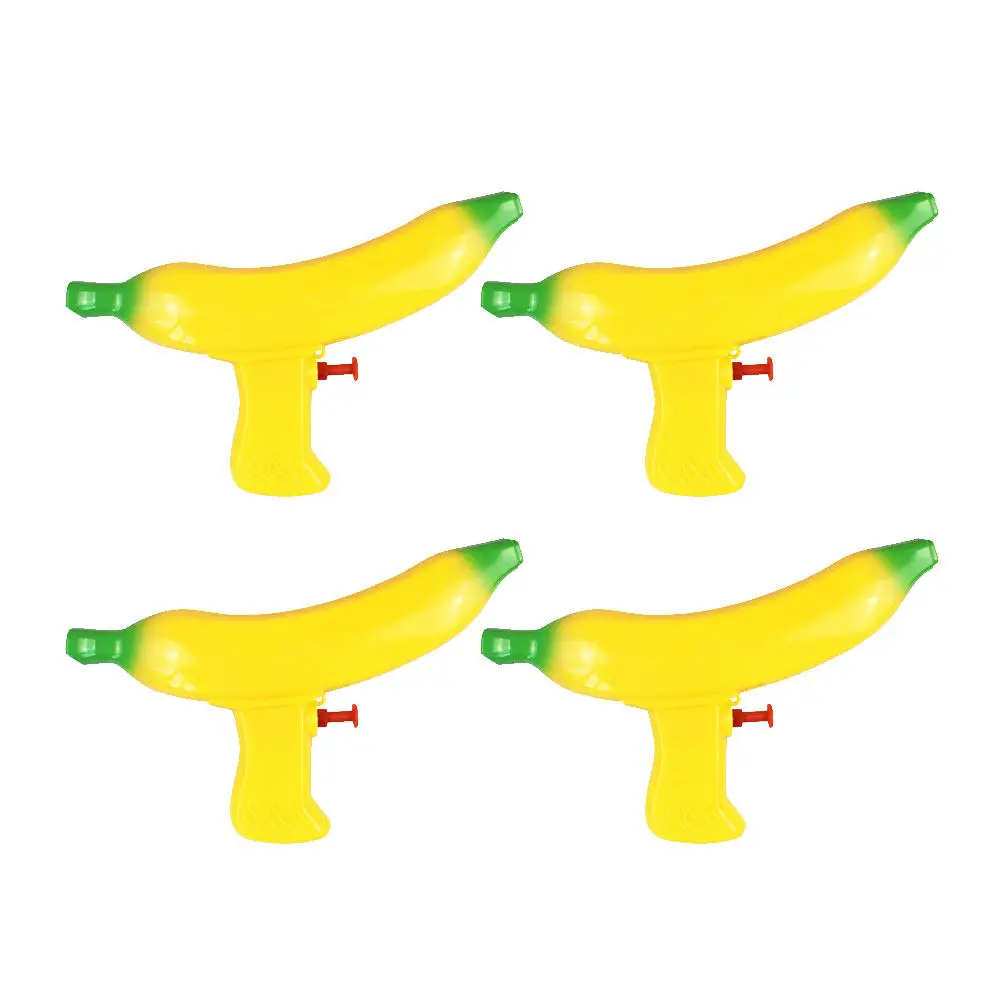 

4Pcs Banana Water Shooter Cartoon Colorful Kids Summer Outdoor Play Water Soaker Pool Beach Fun Interactive Games