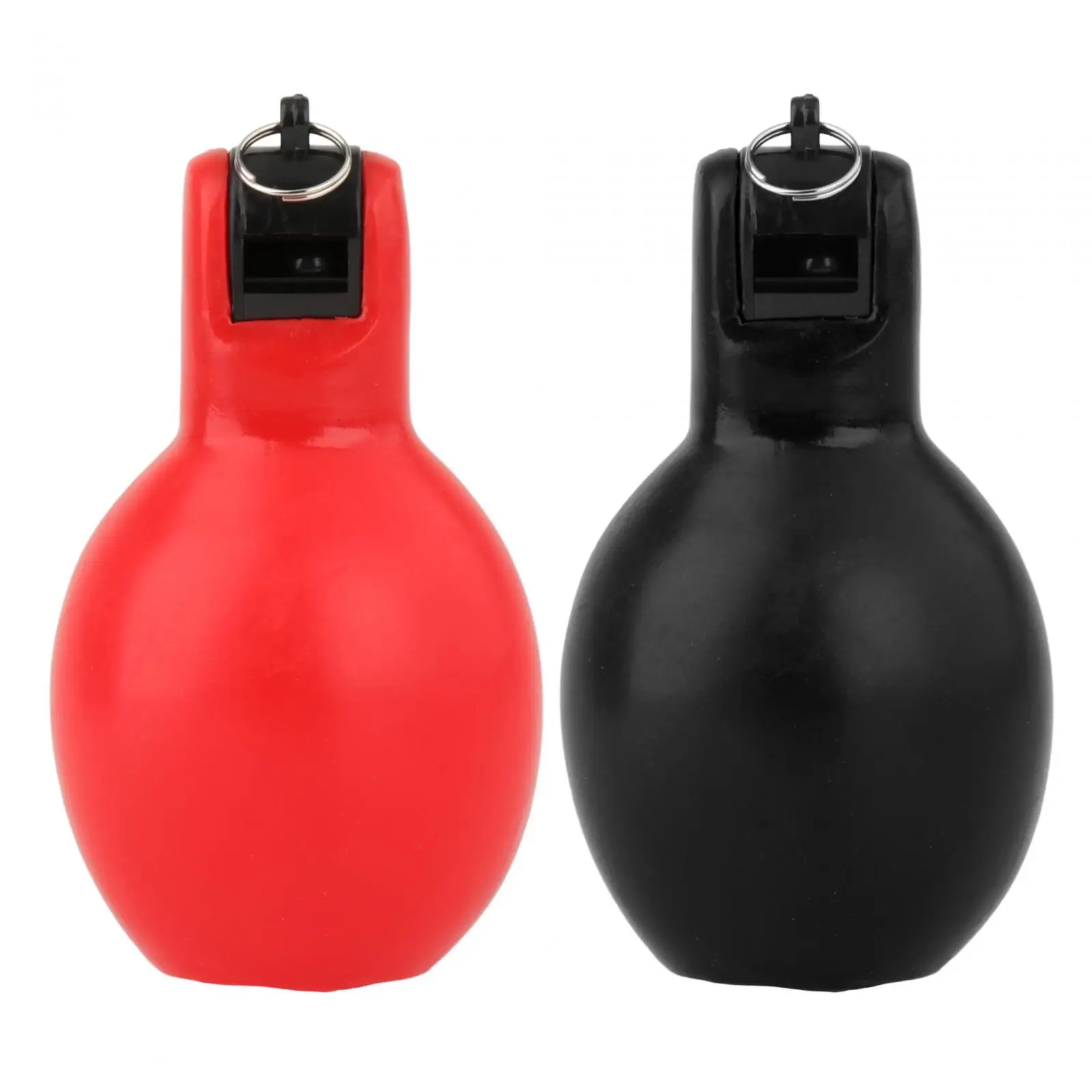 2Pcs Hand Squeeze Whistles Coaches Whistle Soft PVC Handheld Sports Whistle Survival Whistle Boat Home School training
