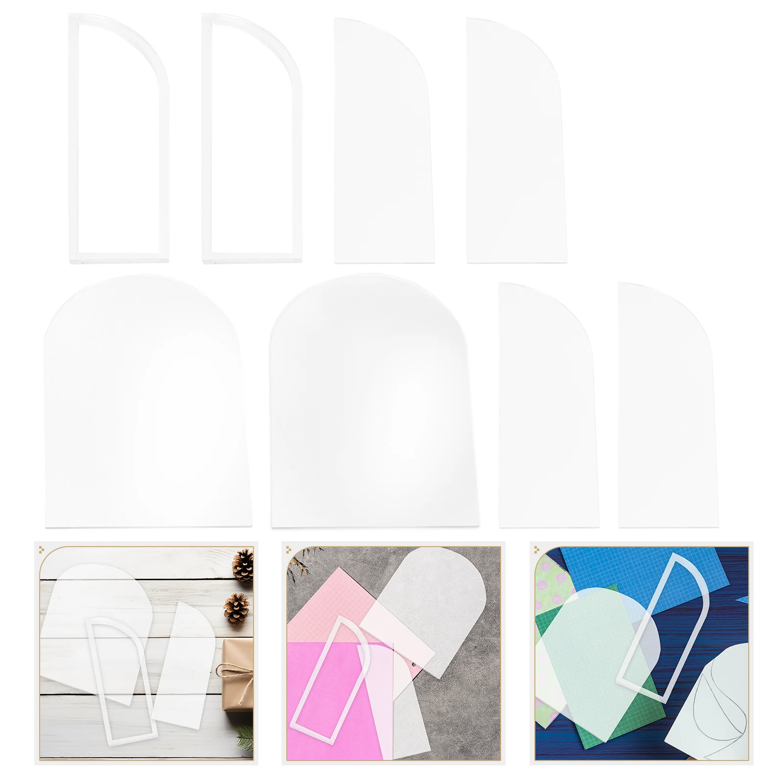 Stampo scorrevole in acrilico con sabbia, ornamento, sabbie mobili dinamiche, decorazione da tavolo, decorazioni in plastica