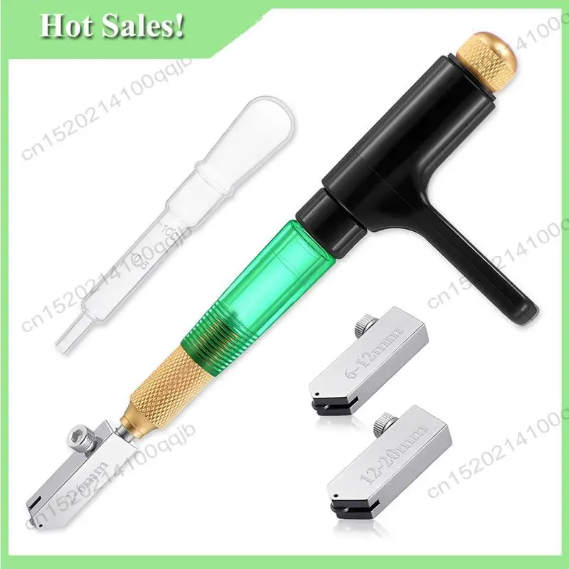 

-FDDT 4Pcs Glass Cutter 2Mm-20Mm Carbide Grip Oil Feeds Cutter Stained Glass Cutting Tool For Mirrors Tiles Mosaic