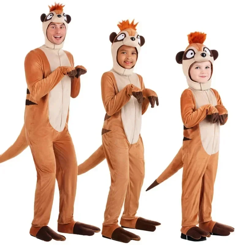 

ABC123Halloween Costume 's Day Stage Performance Cosplay Adult Children African Animal Mongoose Meerkat Role b;6'j,k.9;a