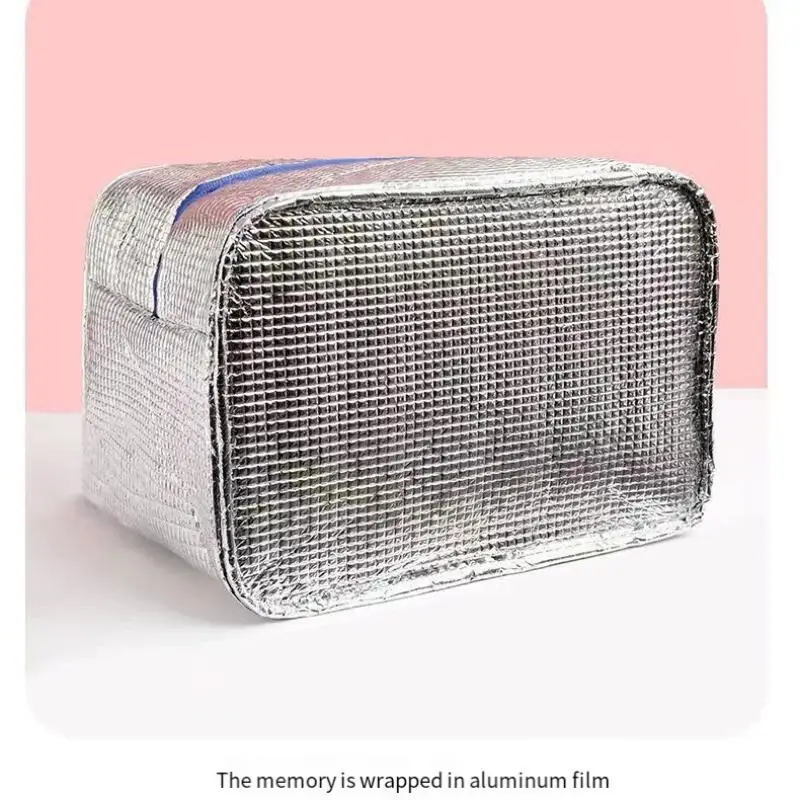 بو صندوق غداء كبير حقيبة عازلة Kuromi طالب المحمولة أكسفورد القماش طبقة مزدوجة مقاوم للماء النفط واقية فتاة وجبة حقيبة