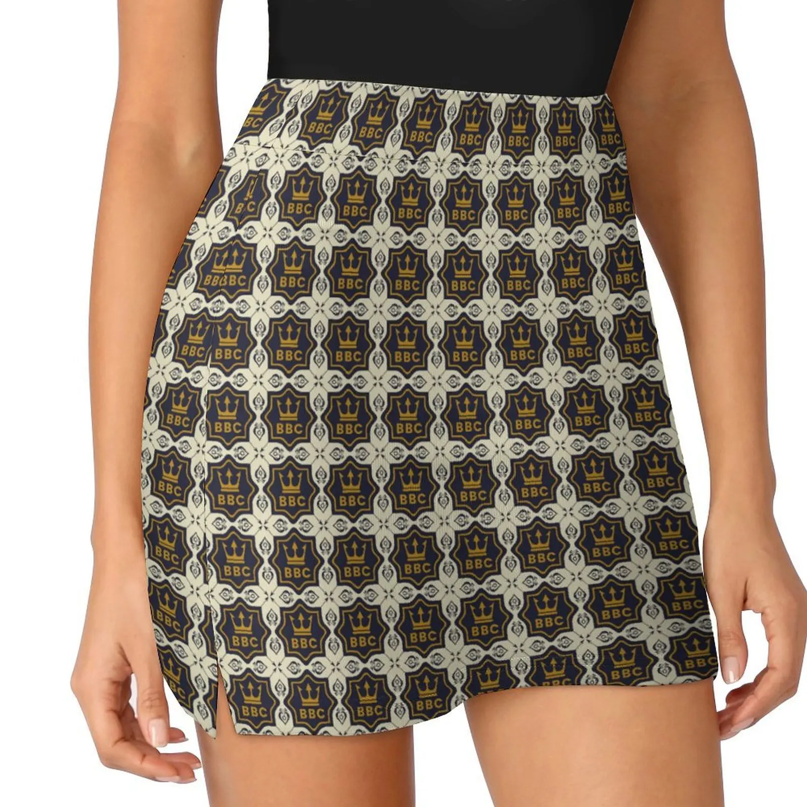 Faldas Deportivas para Mujer con Bolsillos, Falda Casual con Shorts Integrados hasta la Rodilla para Golf, Tenis y Ejercicio