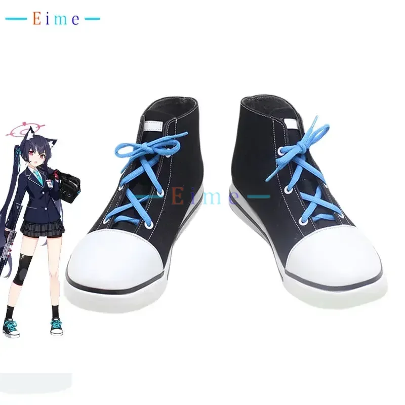 Game Blue Archive Kuromi Serika Cosplay Shoes Halloween Carnival Boots PU Shoes  Cosplay Props Custom Made