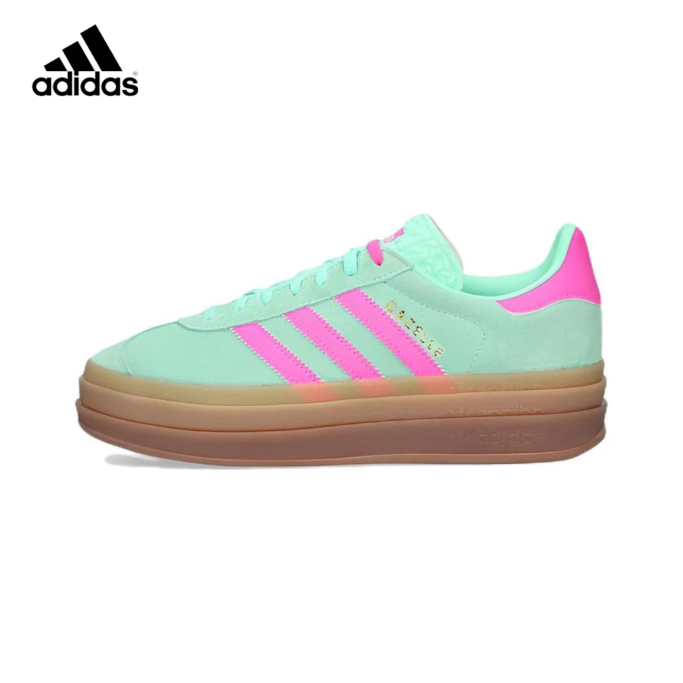 

Original Adidas Gazelle Bold "Miami" Men's and Women's Unisex Skateboard Casual Classic Low-Top Retro Sneakers Shoes H06125