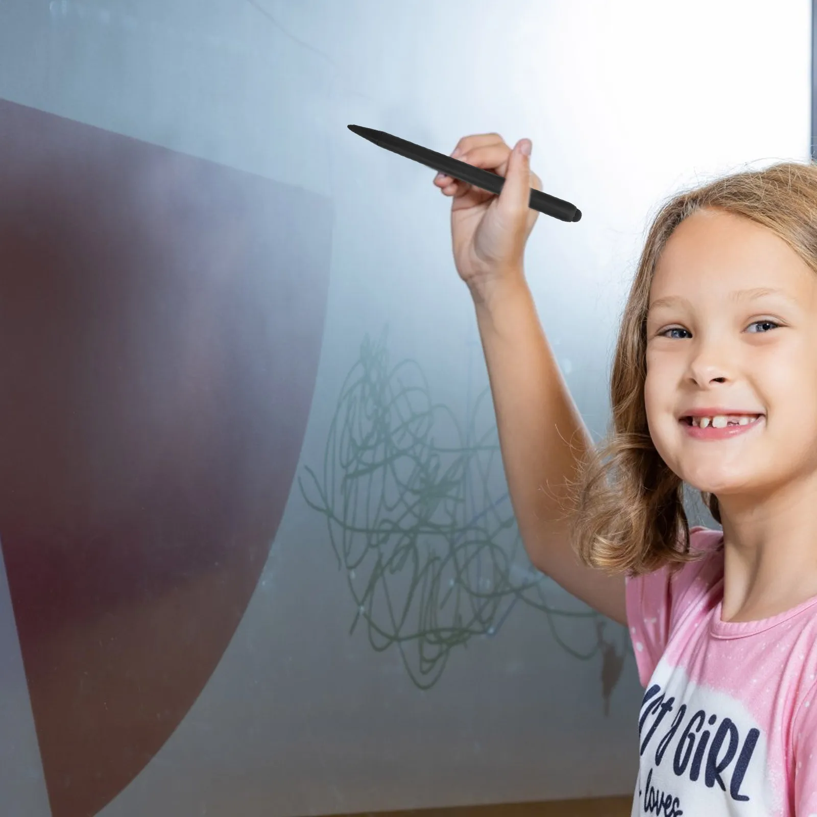 Electronic Touch Stylus Pen for Screen Writing Teaching Display Dual Tip Universal ABS Material 2 Pcs Set